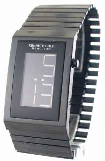 MENS KENNETH COLE STEEL DIGITAL NEW WATCH KC3656 020571424494  