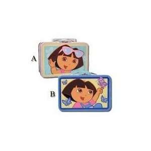    12 Pack Dora the Explorer Mini Tin Lunch Boxes 