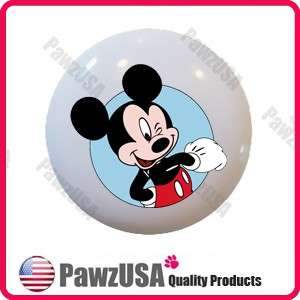 Disney Mickey Mouse Ceramic Knobs Pulls Kitchen Drawer Cabinet Vanity 