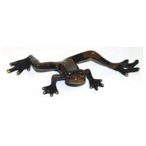  Orange/Black Frog Stretching ~ 6.75 Inch