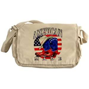   Bag American Made Country Cowboy Boots and Hat 