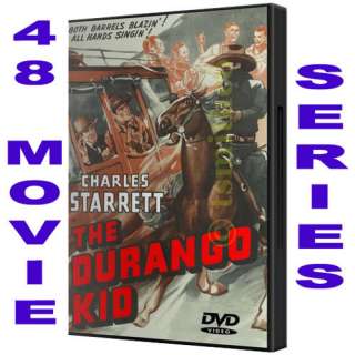 DURANGO KID   48 WESTERN MOVIE DVD COLLECTION NEW  