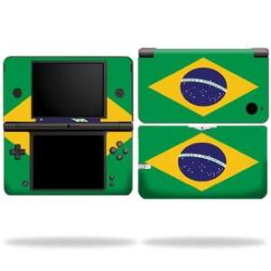   Skin Decal Cover for Nintendo DSi XL Skins Brazilian flag Video Games