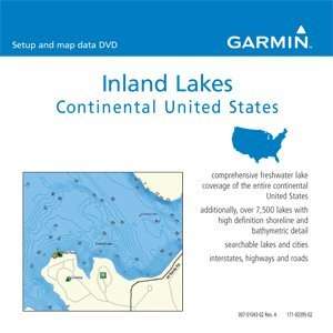   Lakes Maps on DVD   North America   Inland Lake GPS & Navigation