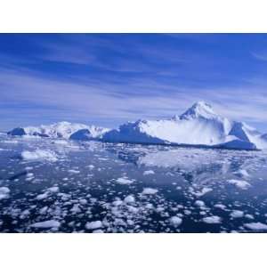 Icebergs from the Icefjord, Ilulissat, Disko Bay, Greenland, Polar 