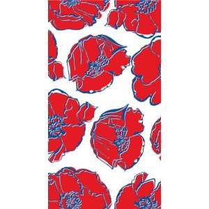  Coastal Paper Guest Hand Towels   Poppies