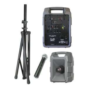  Voice Machine Portable PA System with 90 Channel Wireless 
