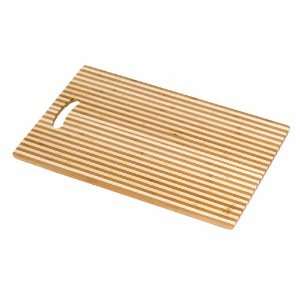   Stripe Cutting Board with Handle, 18 Inch by 12 Inch