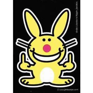  Happy Bunny   Finger Decal   Sticker Automotive