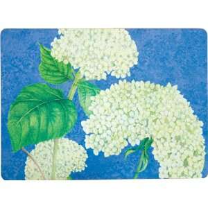   Rockflowerpaper White Hydrangea Hard Cork Placemat