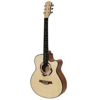 Crescent 41 Inch Natural with Eagle Premium Acoustic Cutaway