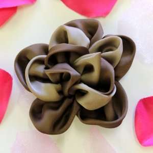   Made Corsage Fabric Flower Hat Hair Clip & Pin Brooch F11024 Beauty
