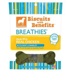 Biscuits with Benefits Breathies Chicken with Mint Parsley Dog 