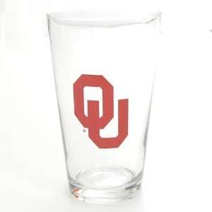  Oklahoma Sooners 17 oz Mixing Glass