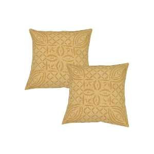  Ethnic Indian Handmade Cotton Cushion Cover Set Adorn with 