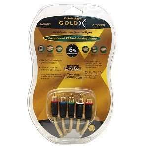  6 GoldX PlusSeries GXAV RGBLR 06P Hi Def Component (M) to 