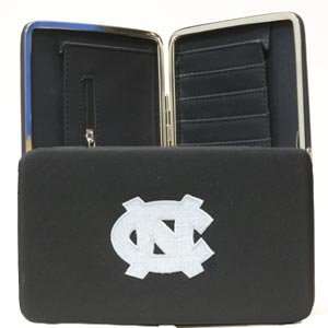   Hinged Hinge Clutch Opera Wallet with Checkbook Holder Sports