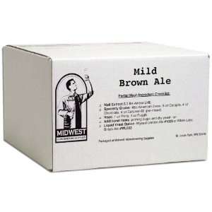  Homebrewing Kit Partial Mash Mild Brown Ale w/Muntons 6 