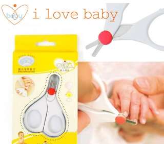 Baby Safety Manicure Set Nail Clipper Scissor White  