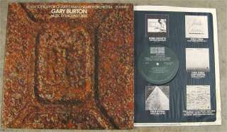 GARY BURTON SEVEN SONGS FOR QUARTET AND CHAMBER ORCHESTRA Mint 1974 