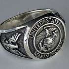 united states army marine corps usmc silver 925 ring $
