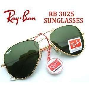  New 100% Authentic Ray ban Sunglasses Large Metal Rb 3025 