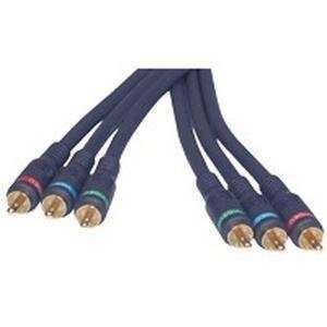 Cable. 1.5FT COMPONENT VIDEO CABLE 3X RCA/RCA M/M VELOCITY VIDCBL. RCA 