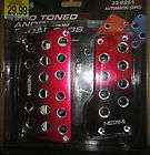 MAXSPEED UNIVERSAL PEDAL COVERS MANUAL RED