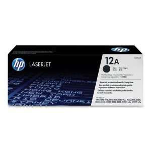  New HP 12A Black Toner Cartridge Laser Print Technology 