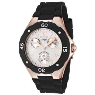 Invicta Womens 0715 Angel Collection Rose Gold Plated Black 
