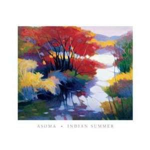  Indian Summer by Tadashi Asoma. Size 17.00 X 13.00 Art 