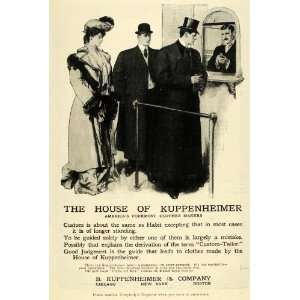   Tailor Suit Vintage Fashion Chicago   Original Print Ad Home