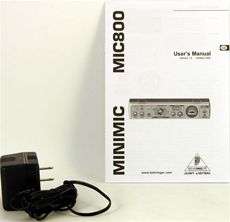 BEHRINGER MIC800 RECORDING MICROPHONE/INSTRUMENT PREAMP  