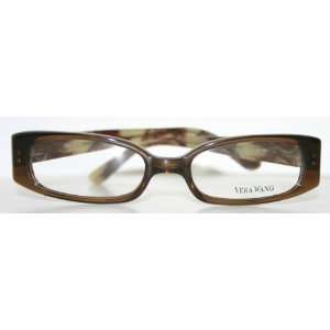 VERA WANG V010 BROWN New Womens Optical Eyeglass Frame