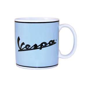 Coffee Mug   Blue and Black Vespa Logo Automotive