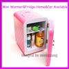 New Pink Mini Fridge Cooler&Warmer Portable Car/ Refrigerator