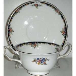  Wedgwood Osborne Cream Soup & Saucer 