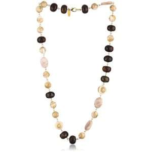 Wendy Mink Susan Mixed Stone Rosary Necklace