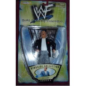   Slaughter on Jim Ross Card WWF Wrestling Figure by Jakks Toys & Games