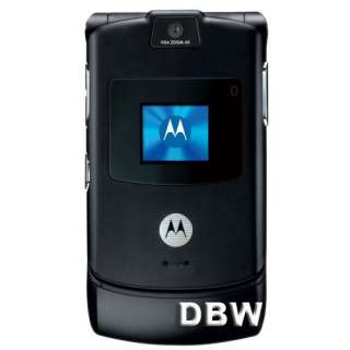 New Unlocked Motorola V3 Razor Razr Black ATT TMobile B  