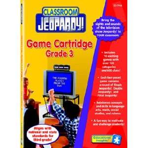   JEOPARDY GAME CARTRIDGESGRADE 5 PART TWO CARTRIDGE Toys & Games