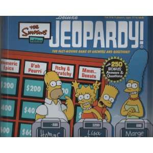  The Simpsons Edition Deluxe Jeopardy Toys & Games