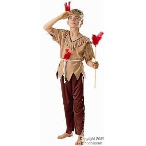  Kids Indian Brave Costume (SizeMedium 8 10) Toys 