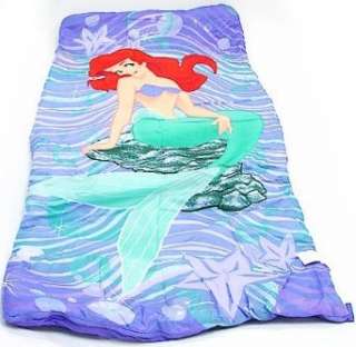   The Little Mermaid Kids Purple Stay Overnight Sleeping Bag Clothing