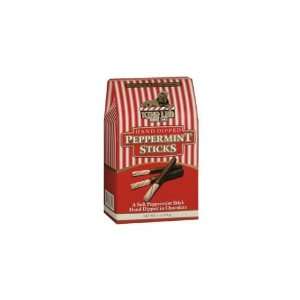King Leo Choc Dip Peppermint Sticks (Economy Case Pack) 6 Oz Box (Pack 