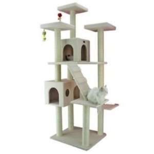  77 Inch Deluxe Cat Condo with Sisal Post