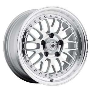  15x7.5 Konig Roller (Silver w/ Machined Face) Wheels/Rims 
