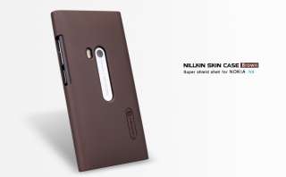 Brand New Nokia N9 Hard Mobile Case with Screen Protector, Brown 