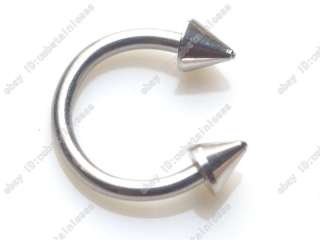   eyebrow lip nose tongue rings body piercing stainless steel jewelry