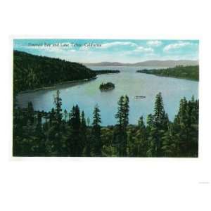   on Lake Tahoe   Lake Tahoe, CA Giclee Poster Print